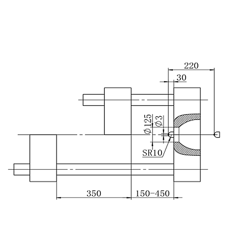 Hydraulický vstrekovací lis s pevným čerpadlom SLA138